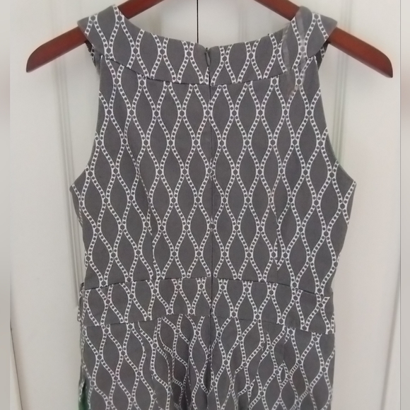 Modern "Mod" Abstract Print Dress - Picture 8 of 16